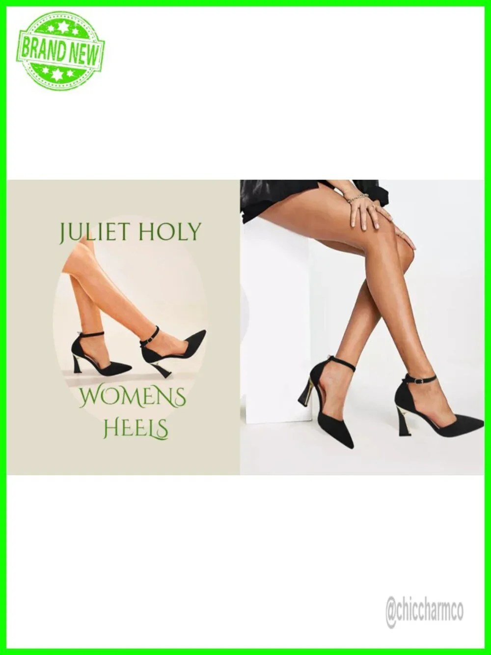 Faux Suede Pumps Pointed Toe Closed Toe Buckle Ankle Strap High Heels Sandals